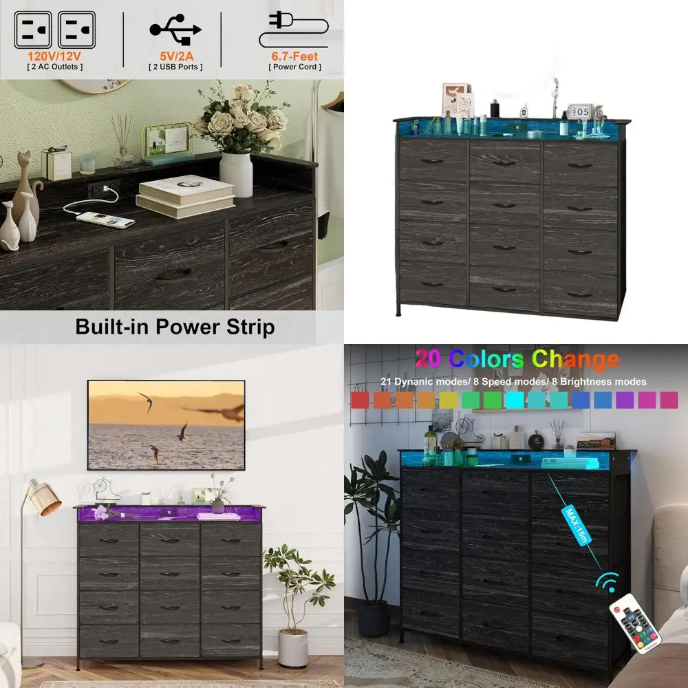 12-Drawer Led-Lit B…