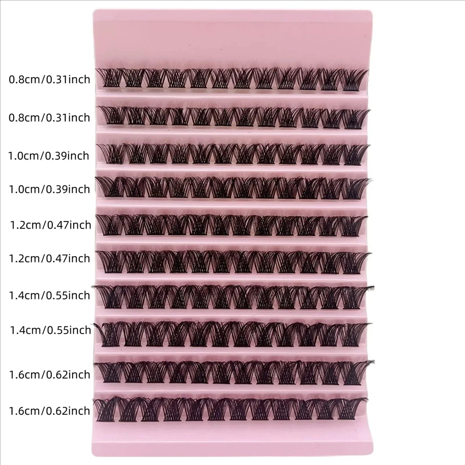 MJ Lash Clusters 120pcs Cluster Lashes 8-16mm Individual Lashes Natural Look D Curl Fluffy Cluster Lashes DIY Eyelash Extension