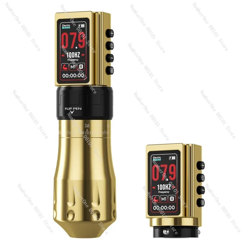 

Battery tattoo machine - adjustable stroke tattoo pen, all-in-one color screen