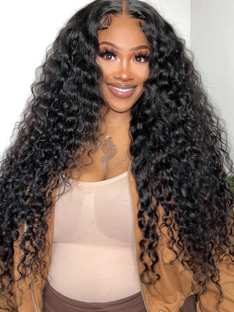 13x6 Hd Lace Frontal Wig Human Hair Deep Wave Wig Curly Wigs 13x4 Water Wave Lace Front Human Hair Wig 5x5 6x4 Glueless Wig