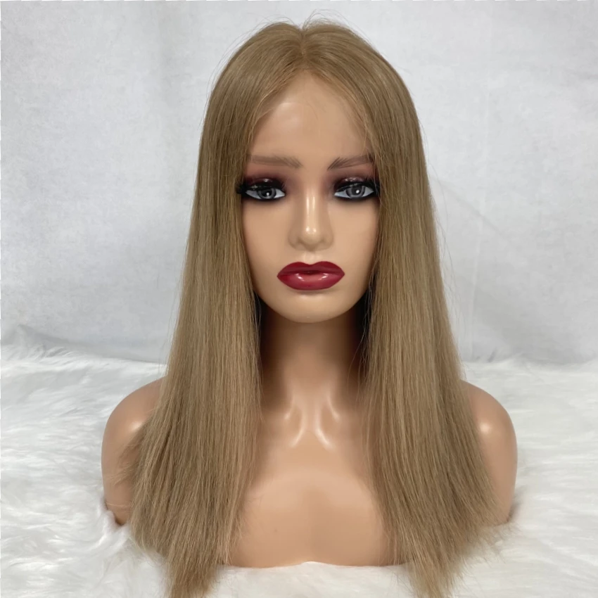 Customizable HD Lace Front Jewish Wig Virgin Human Hair Intact Cuticles Full Density No Short Hair Long Length  Kosher Wigs