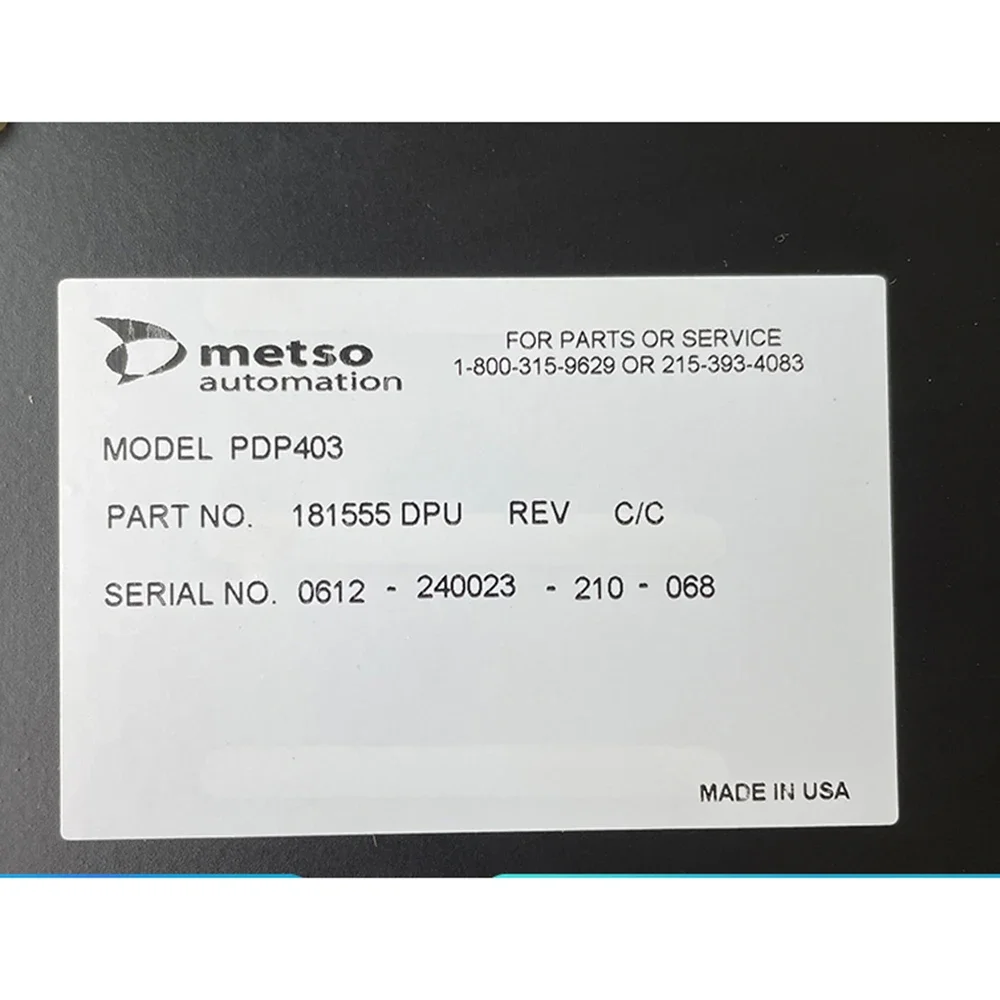DPU Module  PDP403 181555 DPU  Control module For metso