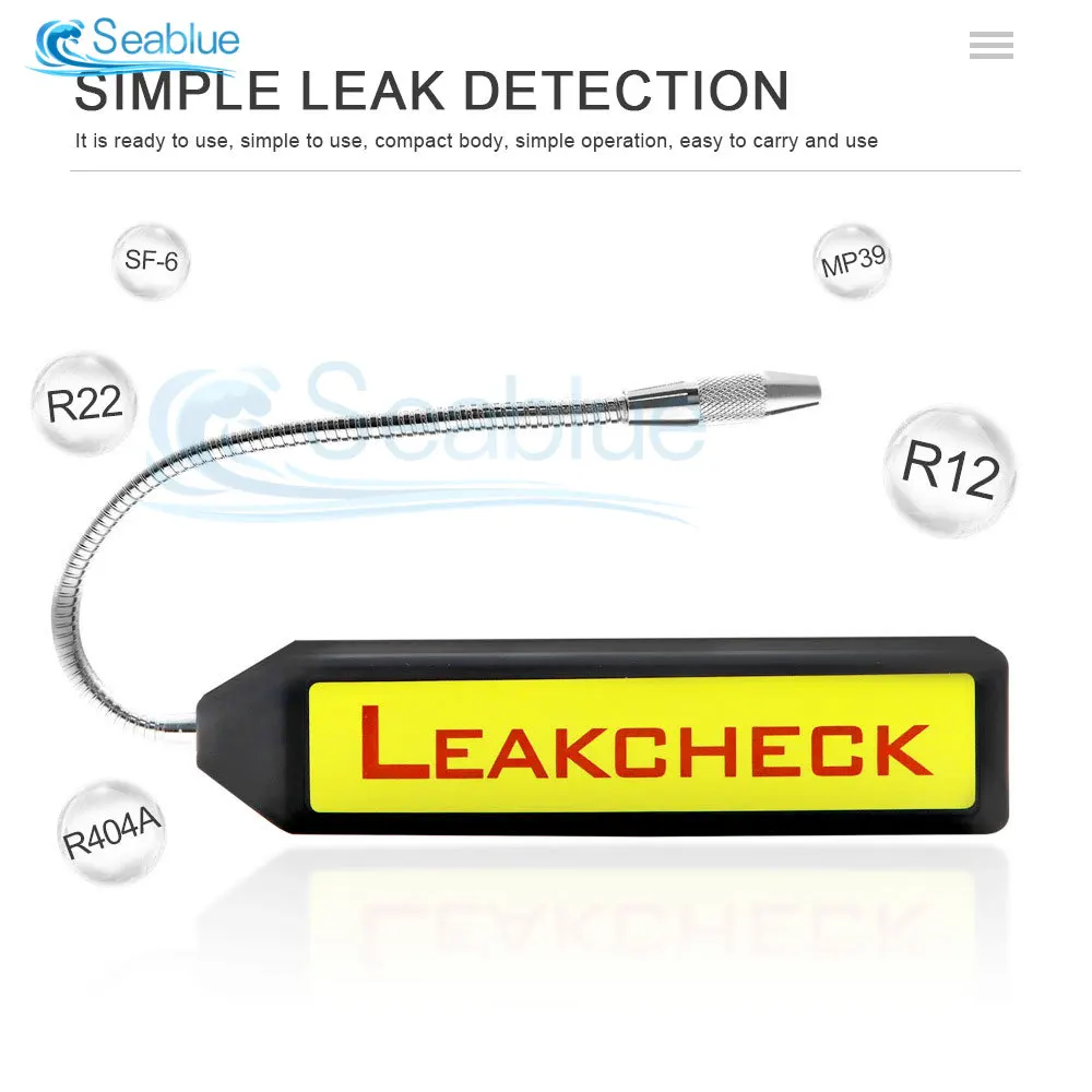 WJL-6000 DC 6V Refrigerant Leak Detector Halogen Element Refrigerant Gas Leak Detection Tool R22 R717 R134A R404A R407C R407