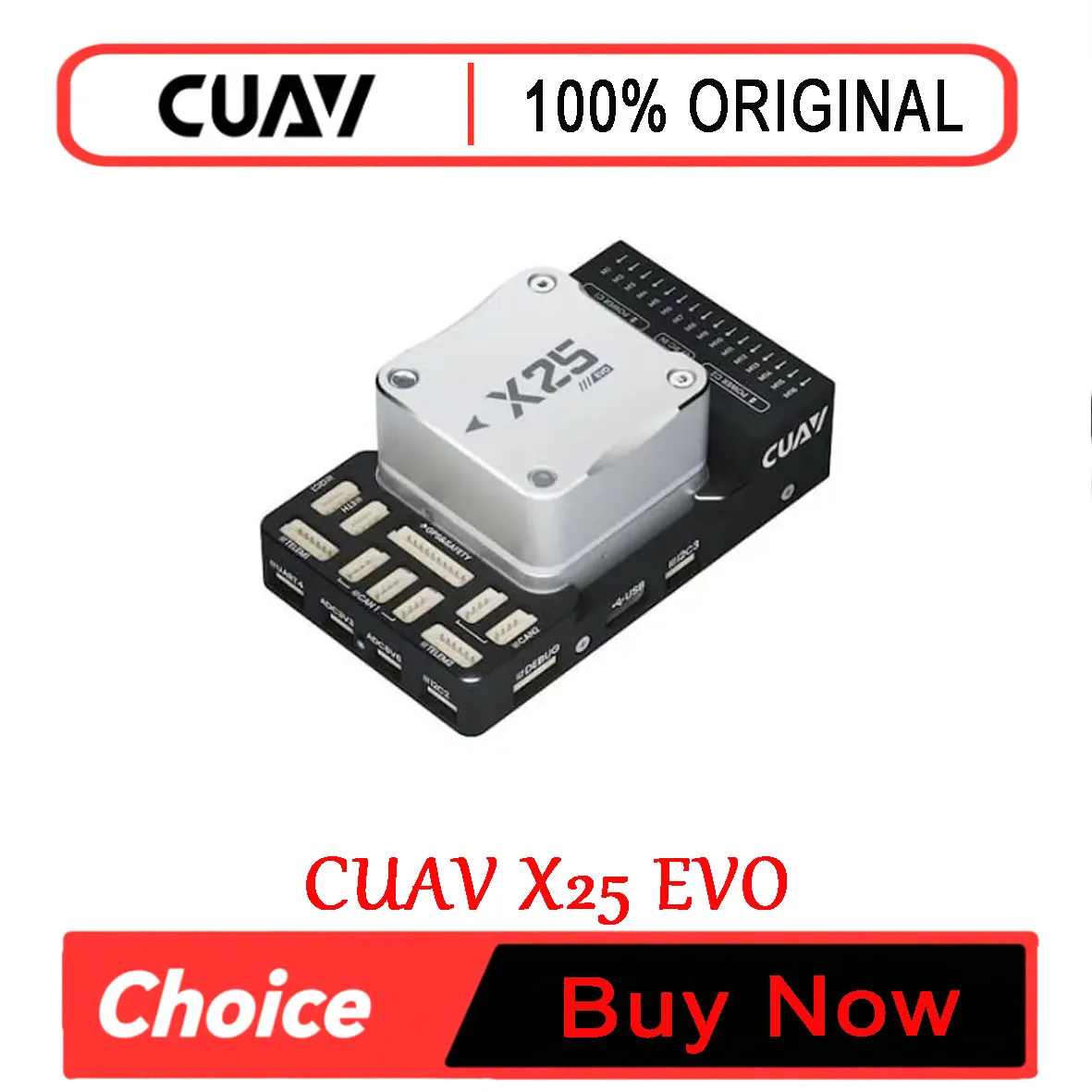 CUAV X25 EVO Flight Controller STM32H7 PX4 ArduPilot Open Source Autopilot for UAV Drone Unmanned Systems