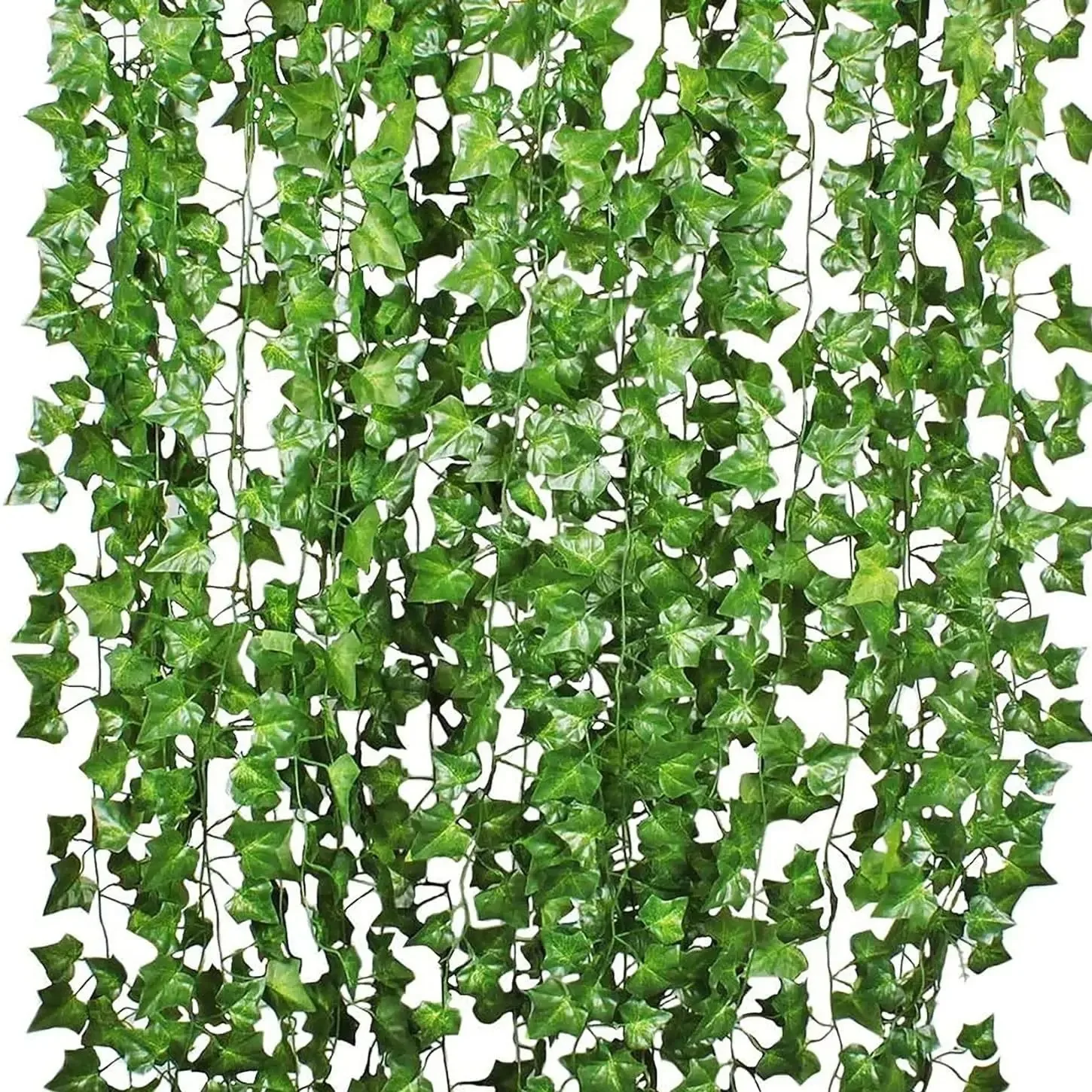 2.1M Artificial Hanging Plant Fake Vine Ivy Leaf Greenery Garland Garden Fence Exterior Decor Wall Wedding Home Party Decor