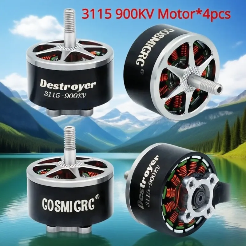 

Mark4 V2 10inch FPV Frame Combo Set F405 V3S FC 60A 4-in-1 ESC 3115 900KV Motor Propeller ELRS for RC FPV Freestyle Racing Drone