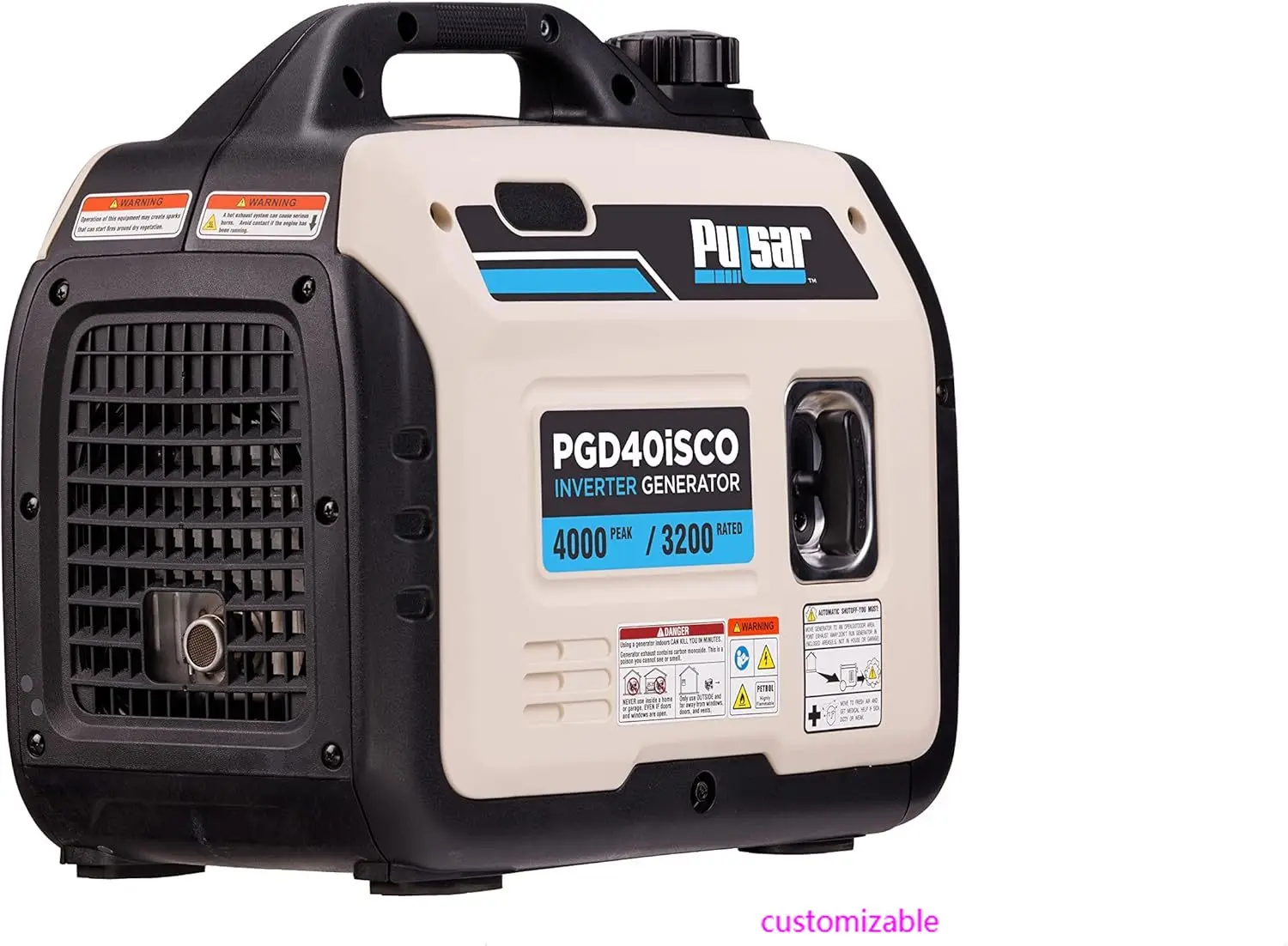 

PGD40ISCO Ultra Light Quiet 4000W Portable Gas Inverter Generator