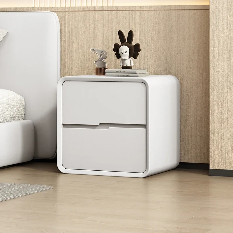 

Bedroom White Nightstand Luxury Nordic Wood Bedside Storage Nightstands Modern Minimalist Mesa De Cabeceira Home Furniture