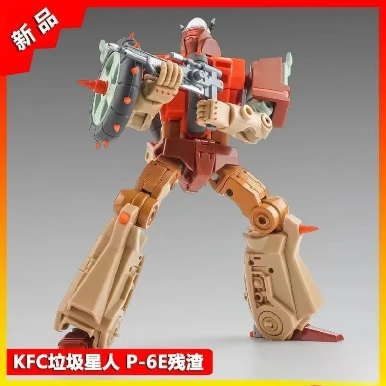 In Voorraad Getransformeerd Speelgoed KFC Speelgoed Eavi Metal P-6F Gunker Junkion KFC P6F Action Figure Speelgoed Collectie Gift