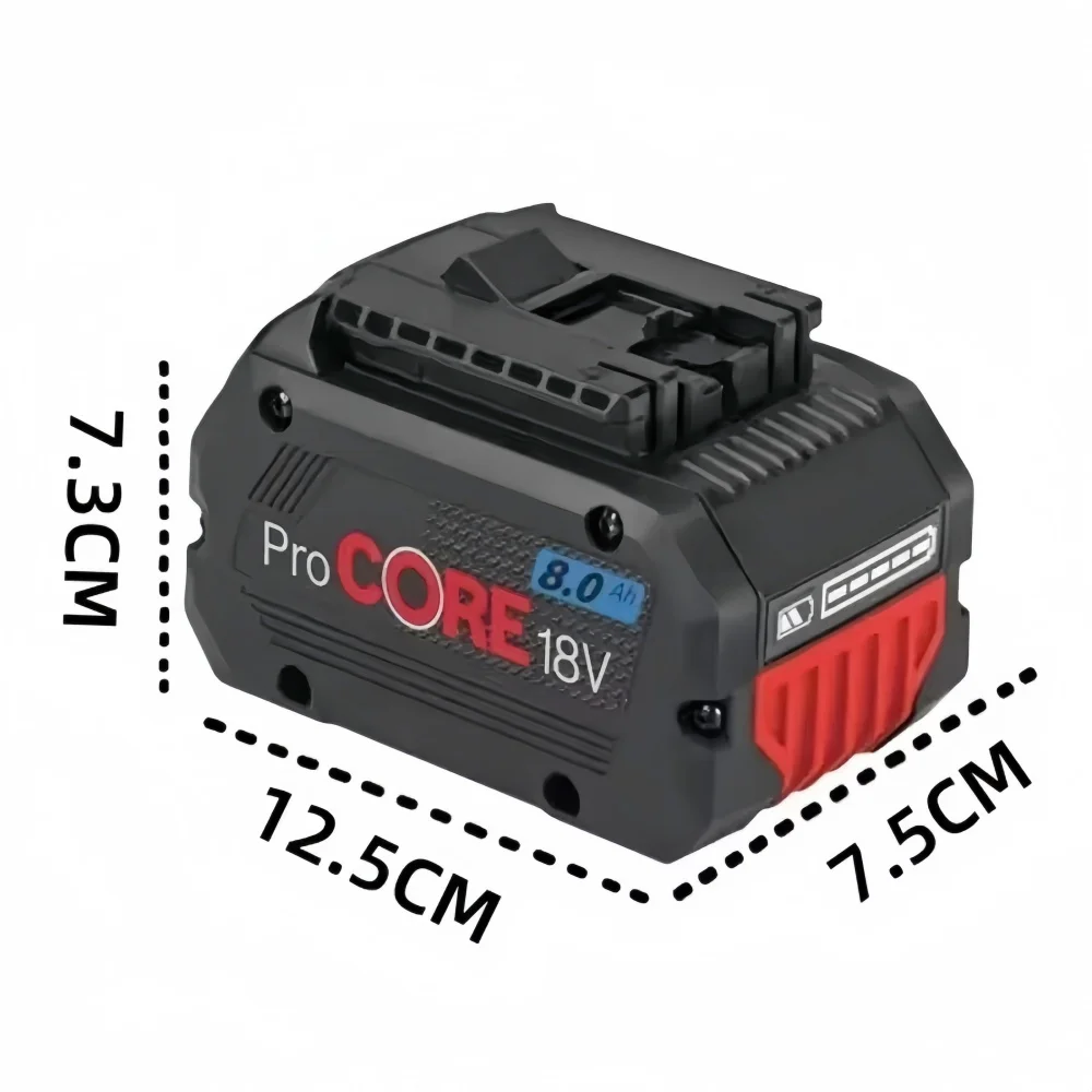 18V 8.0Ah 100% original Bosch rechargeable battery, suitable for tool BAT609 BAT618 GBA18V80 21700 high-power 5C power battery