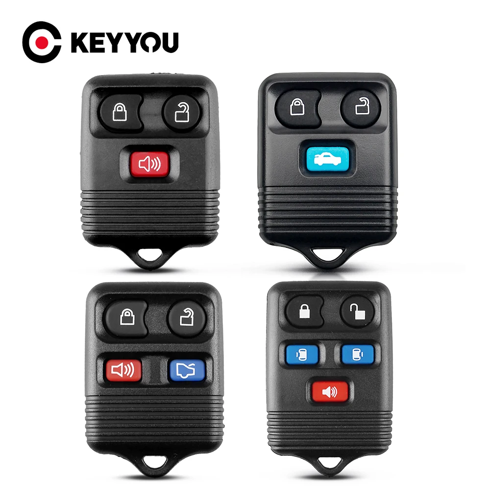 

KEYYOU 25PCS For Ford Expedition Lincoln Navigator 2004 2005 2006 2007 2008 2009 2010 2011 5 Buttons Car Key Case