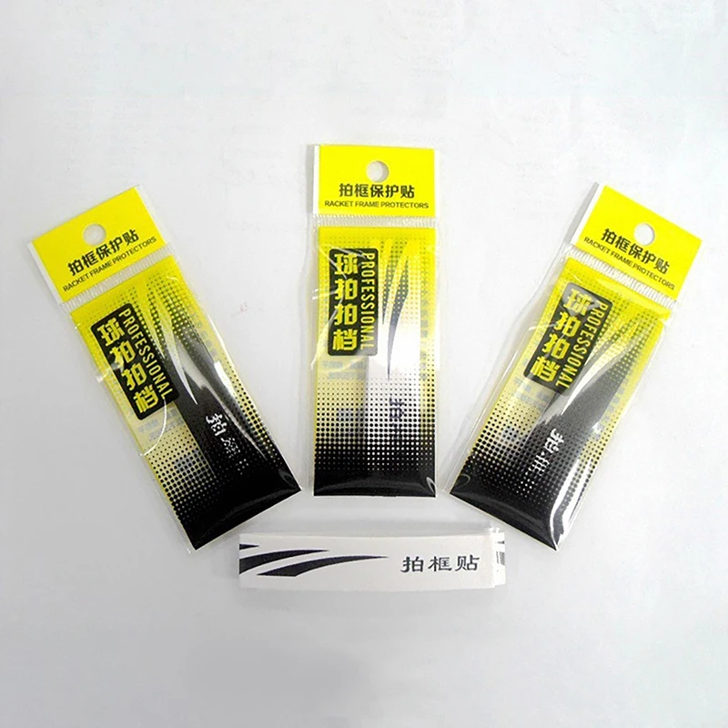 

（Summer6）Badminton Racket Protection Sticker With Full Frame Anti-Collision Strip, Racket Head Protection Wire