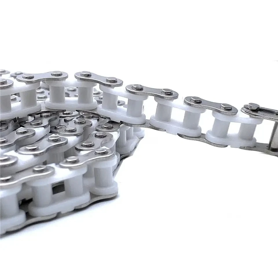 35B 06C Nylon Conveyor Engineering Plastic Chain SMT Nylon Plug-in 5 Meters Pitch 9.525MM DIY Production Equipment