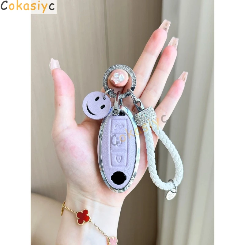 

Для Nissan Sylphy Teana Tida Bluebird X-TRAIL автомобильный брелок для ключей, чехол-держатель, брелок, аксессуары EPACE, высококачественный