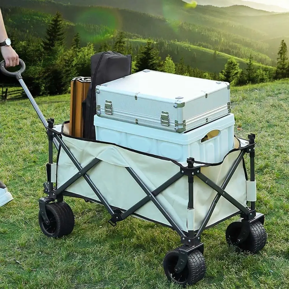 

150L Foldable Portable Household Grocery Cart Camping Cart Multifunction Picnic Tourist Storage Outdoor Camper Accessories