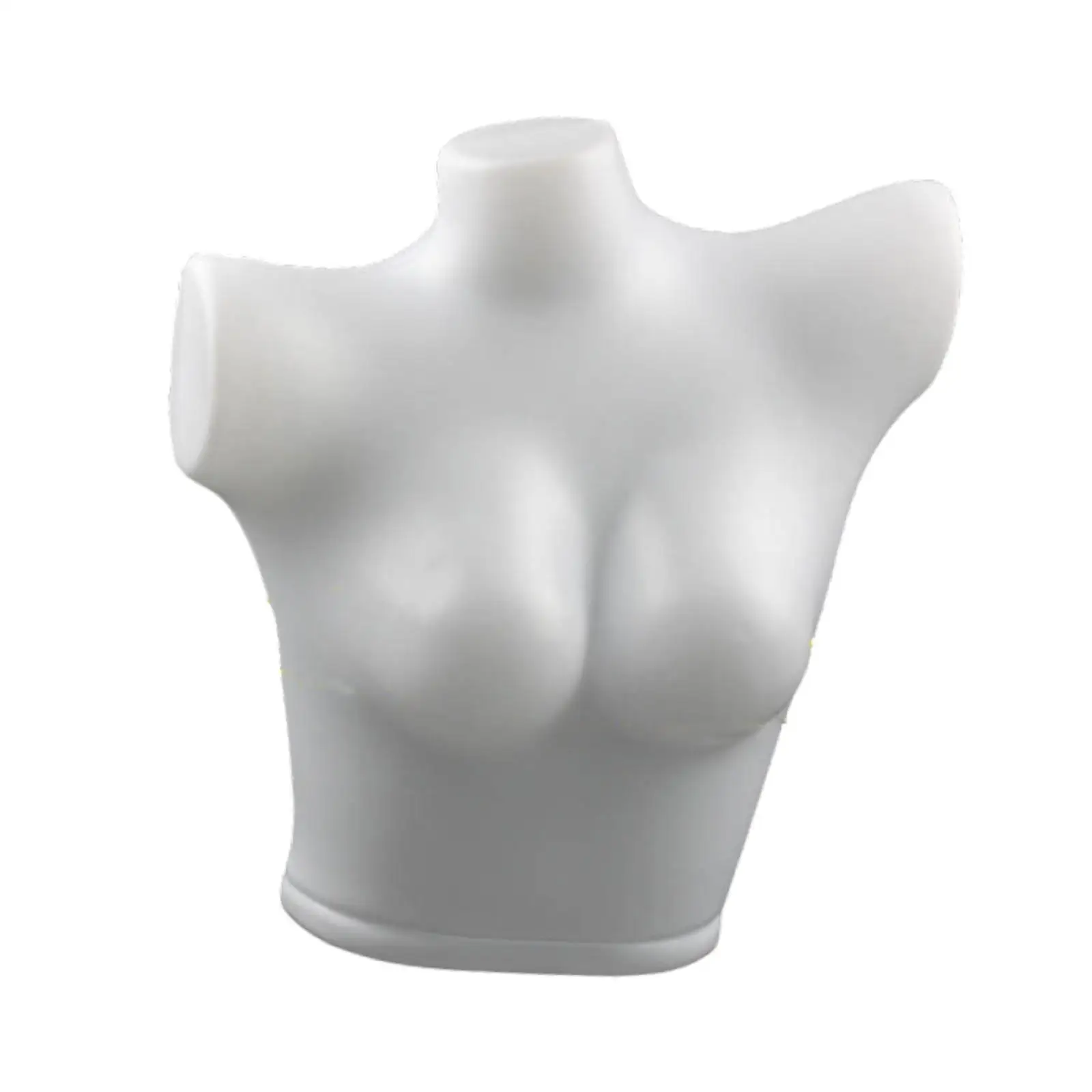 Female Mannequin Torso Premium Professional Model Prop Underwear Display Stand for Countertop Live Broadcast Show Store Retail