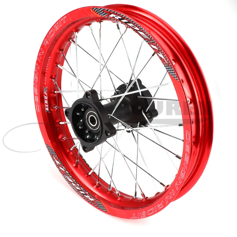 

12/15mm 14 inc Rear Wheels 1.85x14" For KAYO BSE Apollo Xmotos CRF50 CRF70 KLX110 TTR110 125 140 160cc MX Parts Dirt Pit Bike