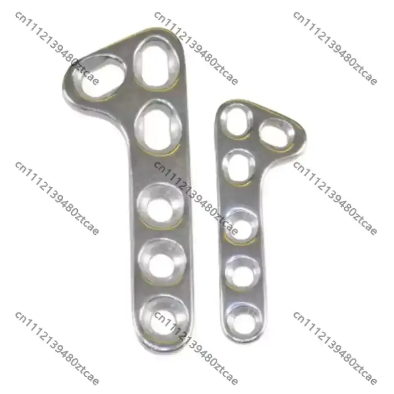 Veterinary Stainless Steel Curved L‑Shaped Bone Plate Tibia Correction Instrument for Canine Feline Pet Orthopedic Tool