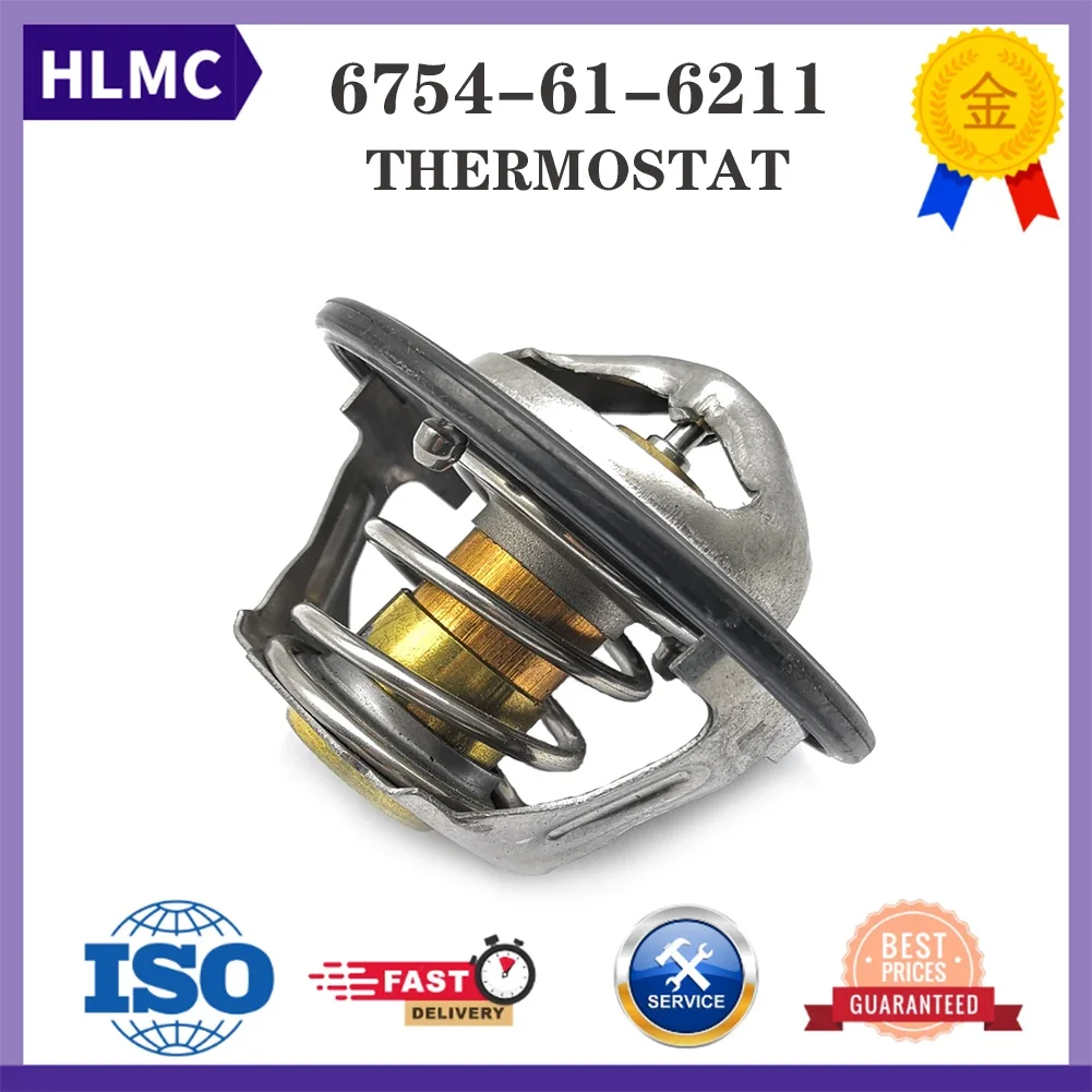 PC200-8 PC220-8 PC240-8 D51EX WA320 WA380 PW180  Excavator Engine Thermostat 6754-61-6211 6754-61-6230 6D107E Engine Thermostat