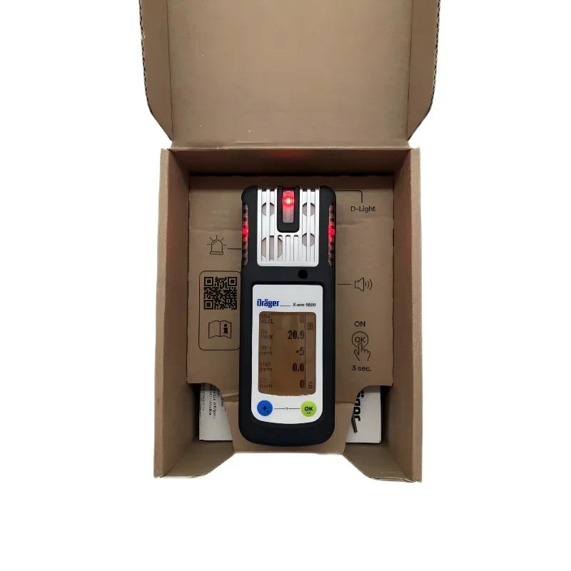 Drager X-am5600 Portable Gas Detector Digital LCD Display Industrial Gas Analyzers
