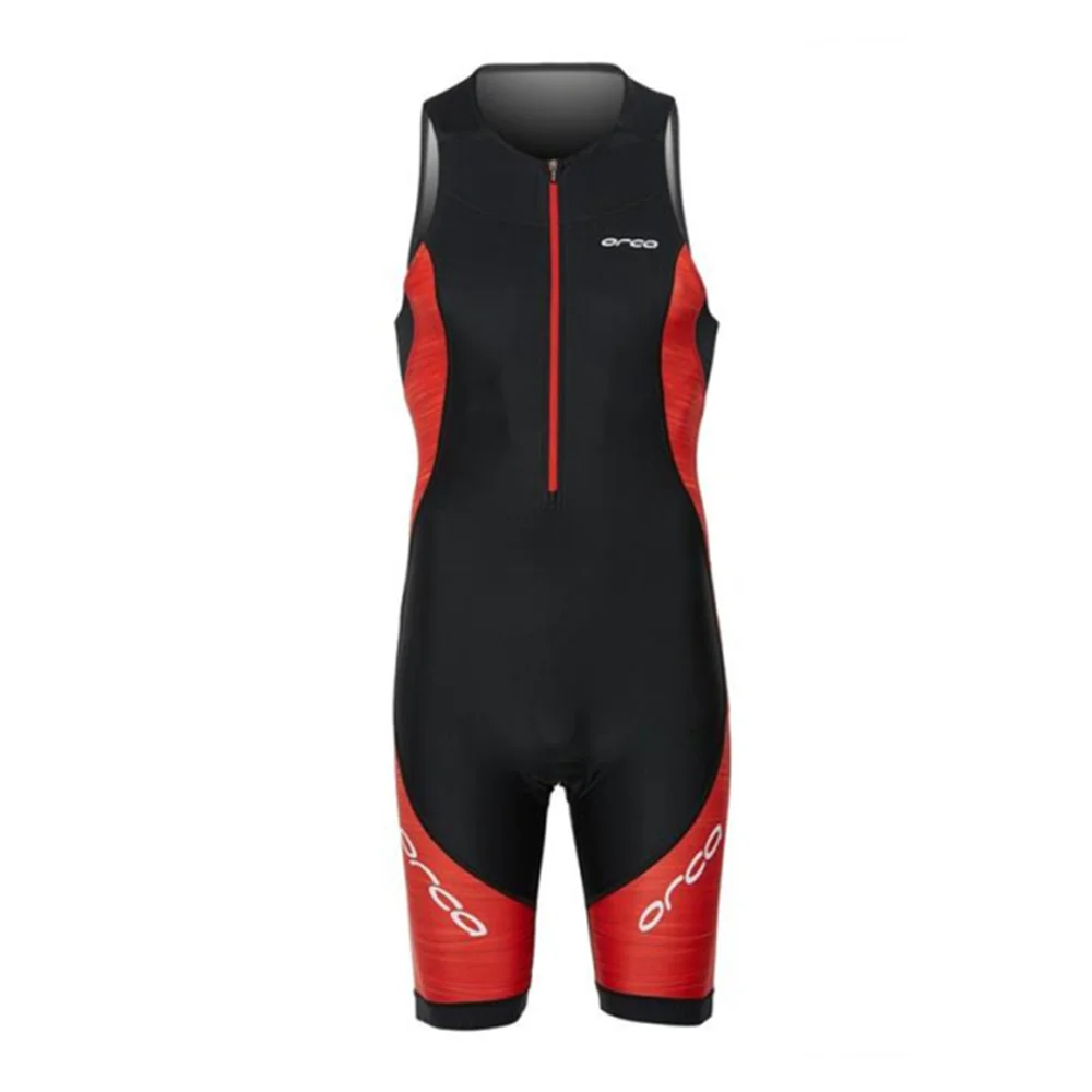 ORCA 2022 Summer team cycling triathlon men sleeveless tights suit ciclismo new outdoor running swimming cycling MTB Lycra dress