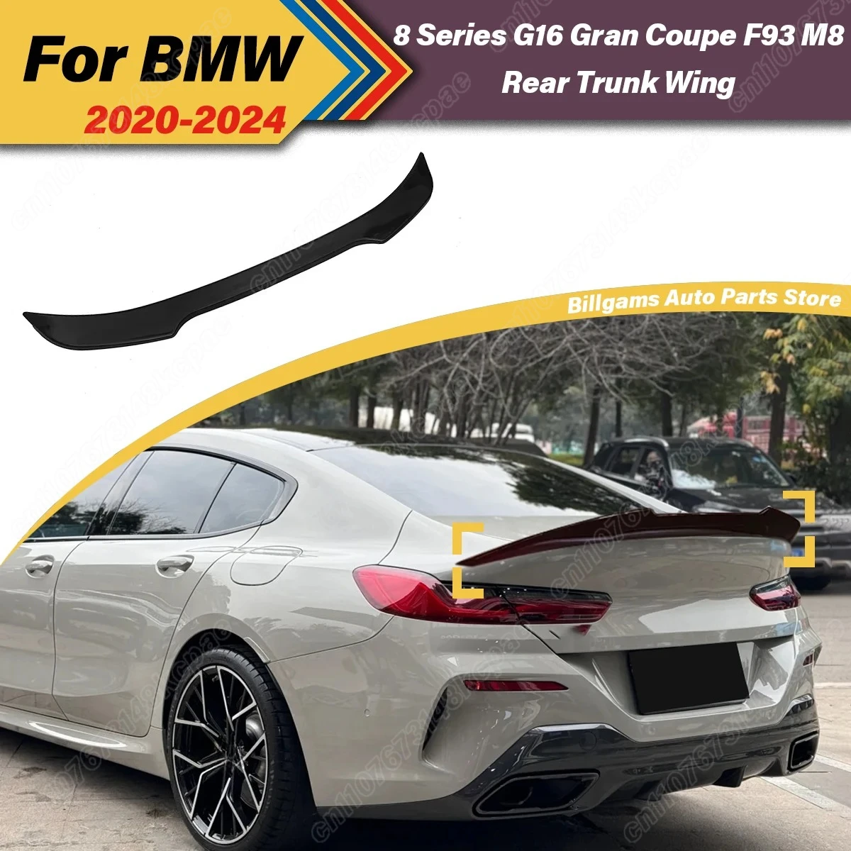 

For BMW 8 Series G16 Gran Coupe F93 M8 2020 2021 2022 2023 2024 Automobile Rear Spoiler Board Fixed Wing Decorative Accessories