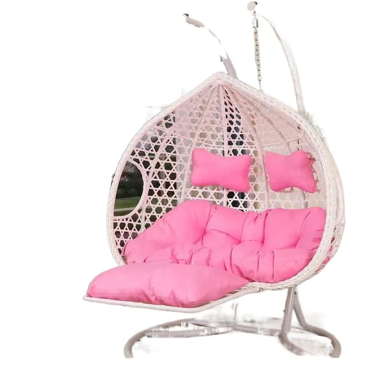 

Hammock wrought iron outdoor hanging chair, swing, indoor lazy rattan chair, household bird's nest cradle