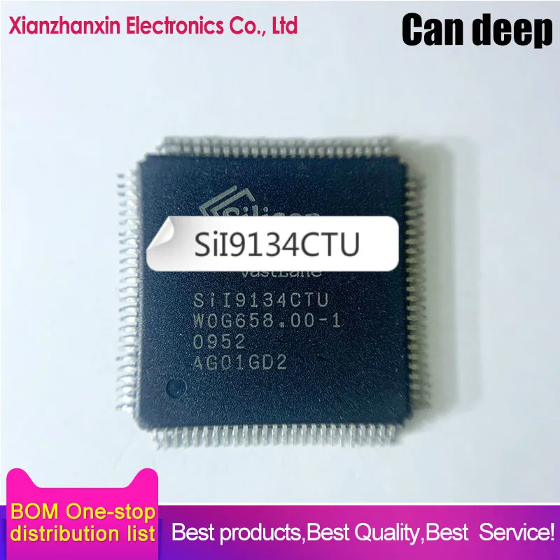 1pcs/lot  SII9134CTU SIL9134CTU SI19134CTU SII9134 QFP Liquid crystal chip