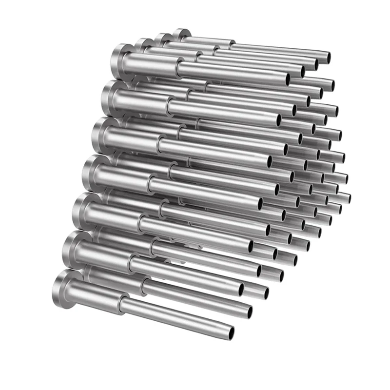 

100 Pack Invisible Cable Railing Kit, T316 Stainless Steel 1/8In Invisible Receiver And Swage Stud End For Cable Railing