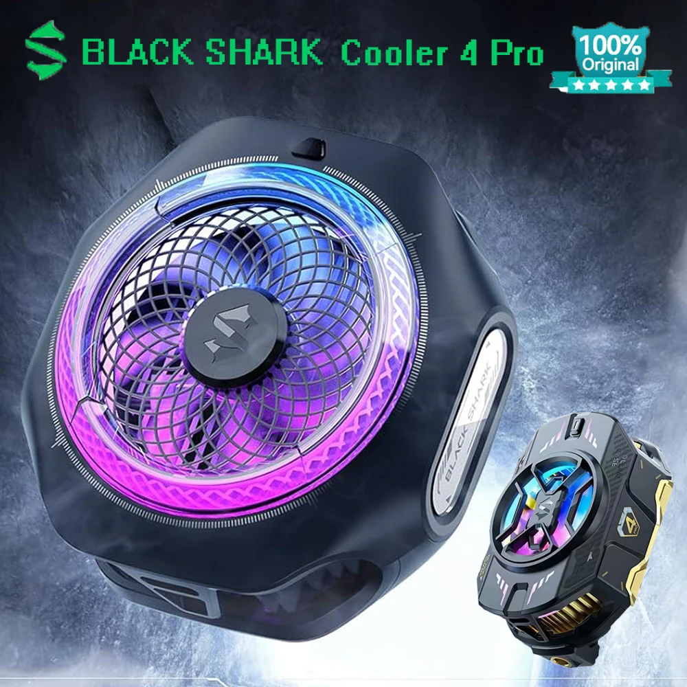 Original Black Shark Cooler 4 Pro Phone Radiator MAGNETIC/FunCooler For iphone 15/ROG 7/Nubia Redmagic 9s Xiaomi SAMSUNG huawei