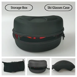 Ski Glasses Spectacle Case Men Women Glasses Case Portable Anti-extrusion Sunglasses Storage Box Ski Equipment Glasses Bag New