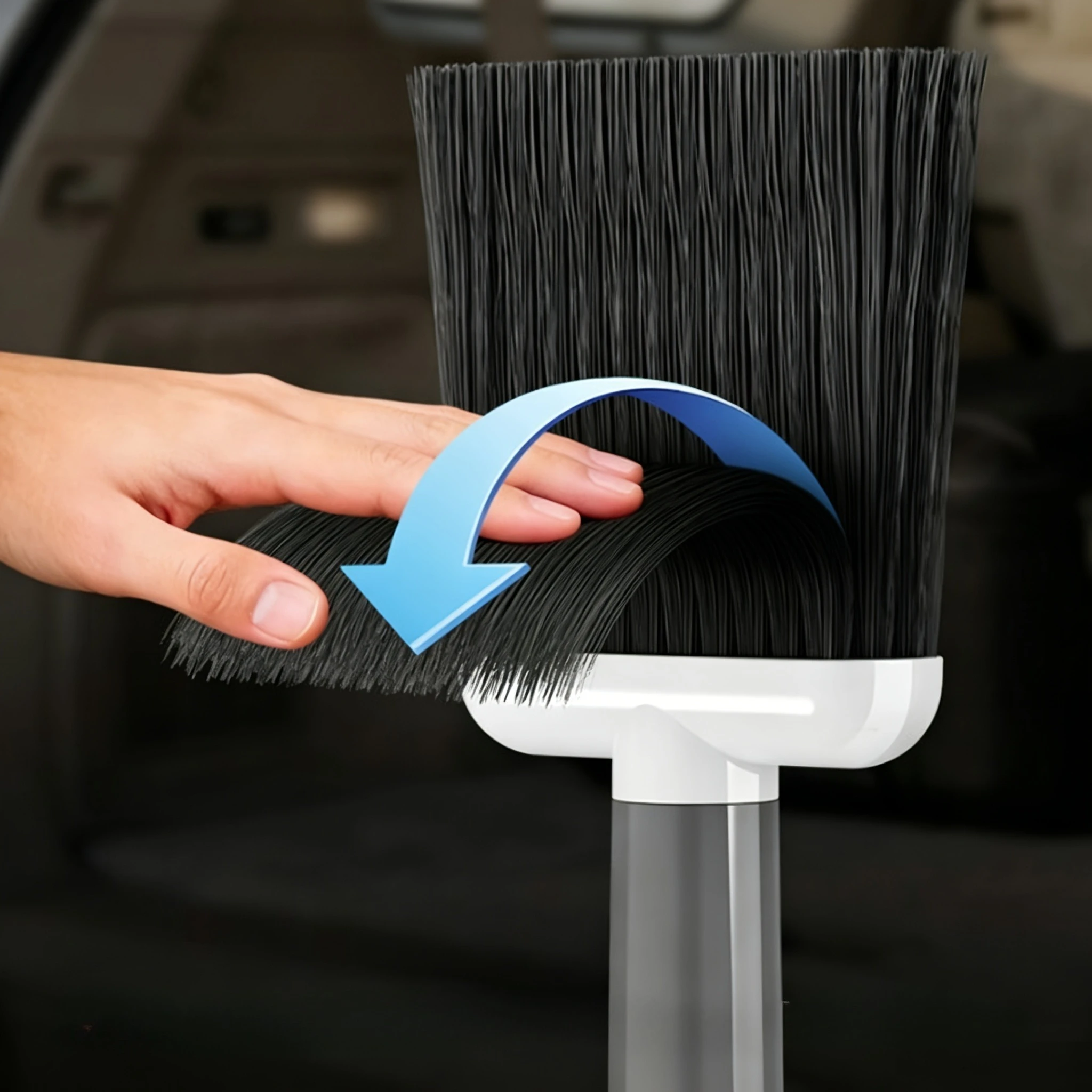 1. Cleaning brush, multi-functional gap brush, household soft-bristled dusting brush, window groove cleaning brush.With hooks