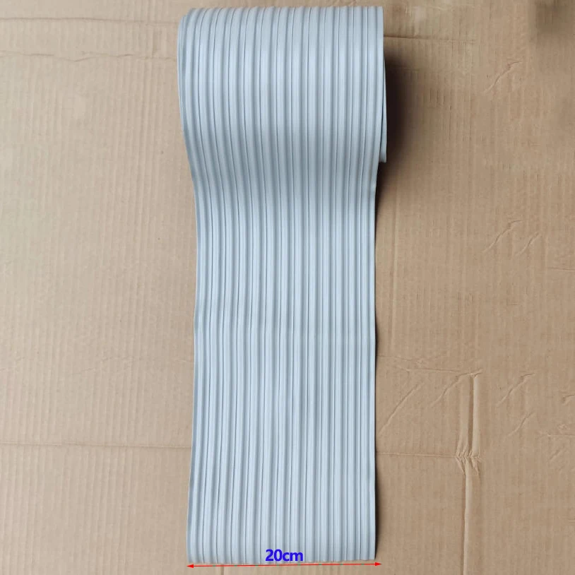 2.2mm Grey Thickened Wear-resistant Strip for Rubber Assault Boat Armour Material Rubber Strip, Anti-collision Boat Repair Patch