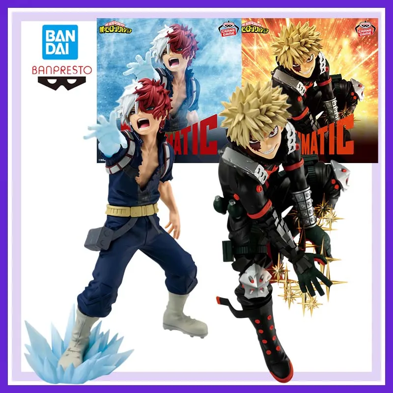 

Original Bandai Banpresto My Hero Academia Maximatic Bakugou Katsuki Shoto Todoroki Anime Action Figures Model Boy Toys Collect
