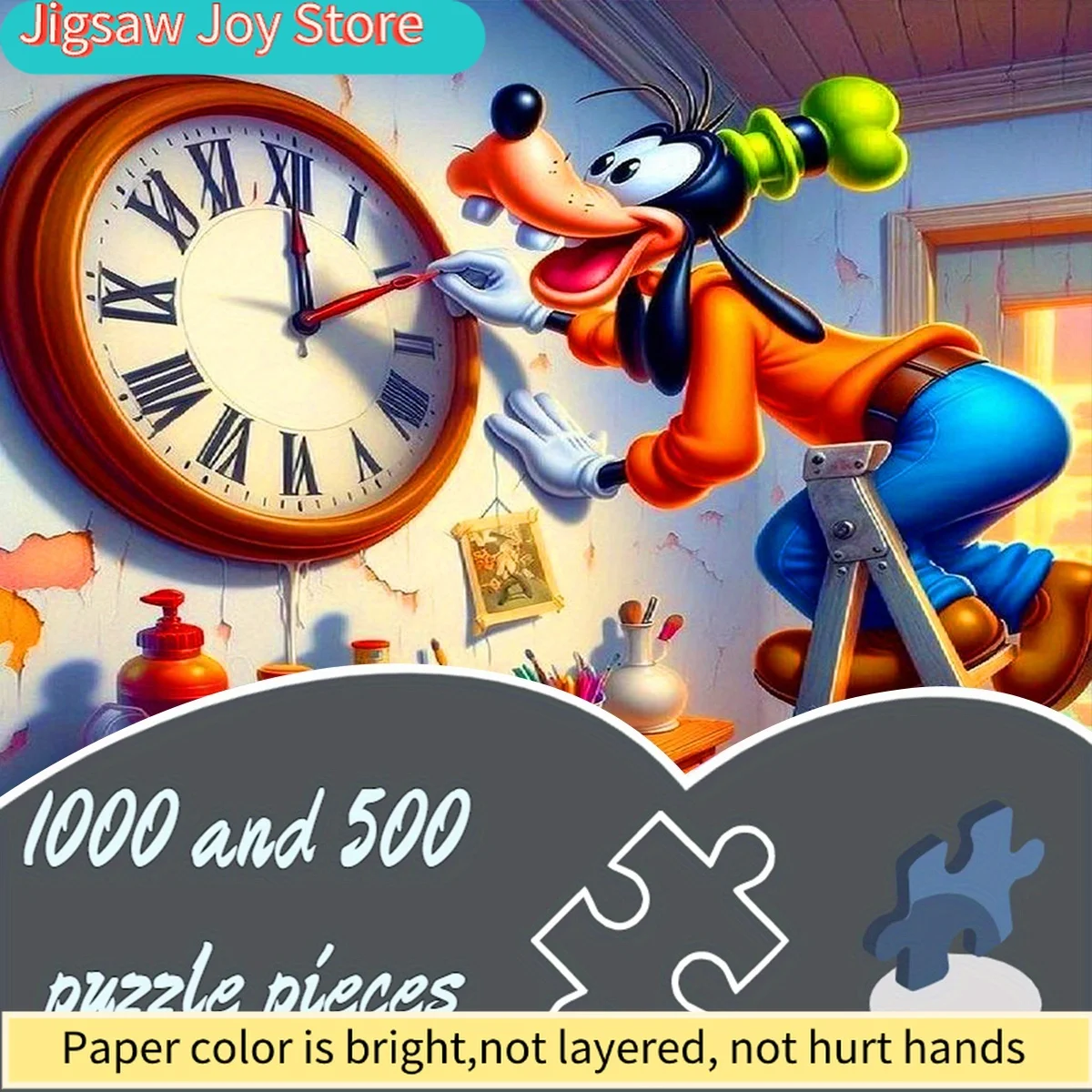 Disney/Disney, Papierpuzzle, DIY-Puzzle, High Fly Repair Nostalgic Big Clock, geeignet für Puzzles, Heim- und Freizeitpuzzle, Kreativität