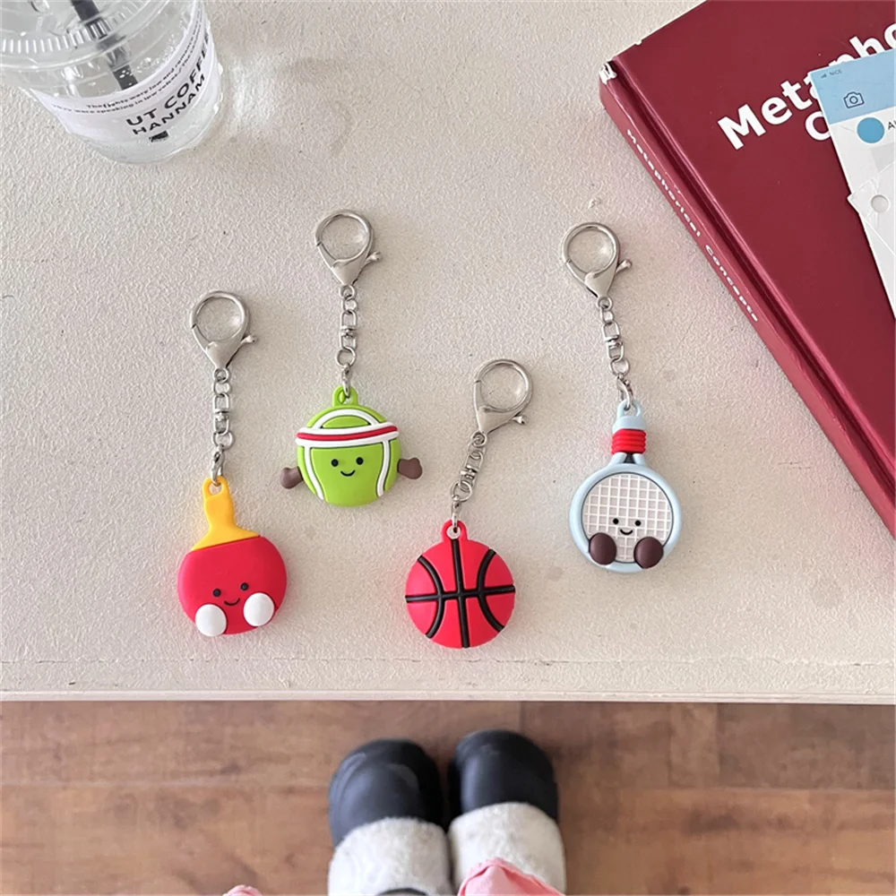 New Case For Apple Airtag Protective cover For Airtag Location Tracking Anti Lost Cartoon Sports Tennis Basketball Hang Pendant