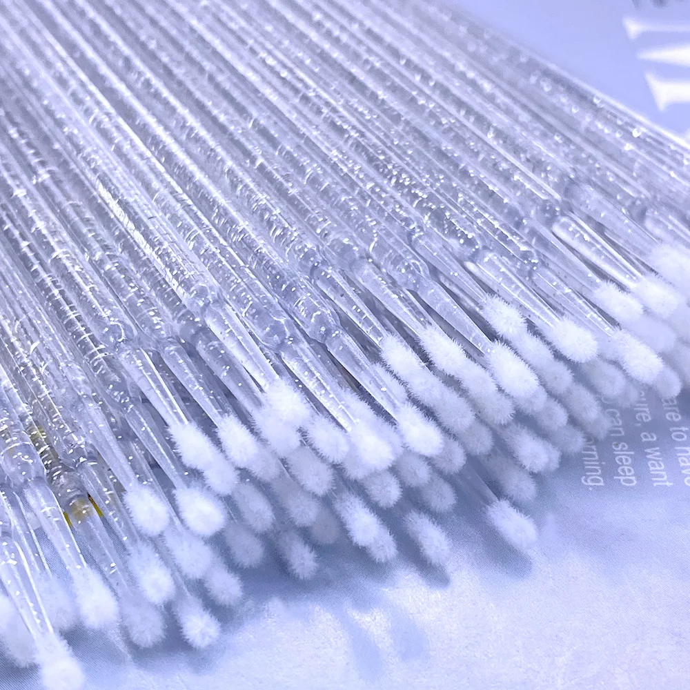100/300/500pcs Micro Brush Crystal Lash Removing Swab Microbrush Mascara Wands Applicator Eyelash Extension Makeup Tools
