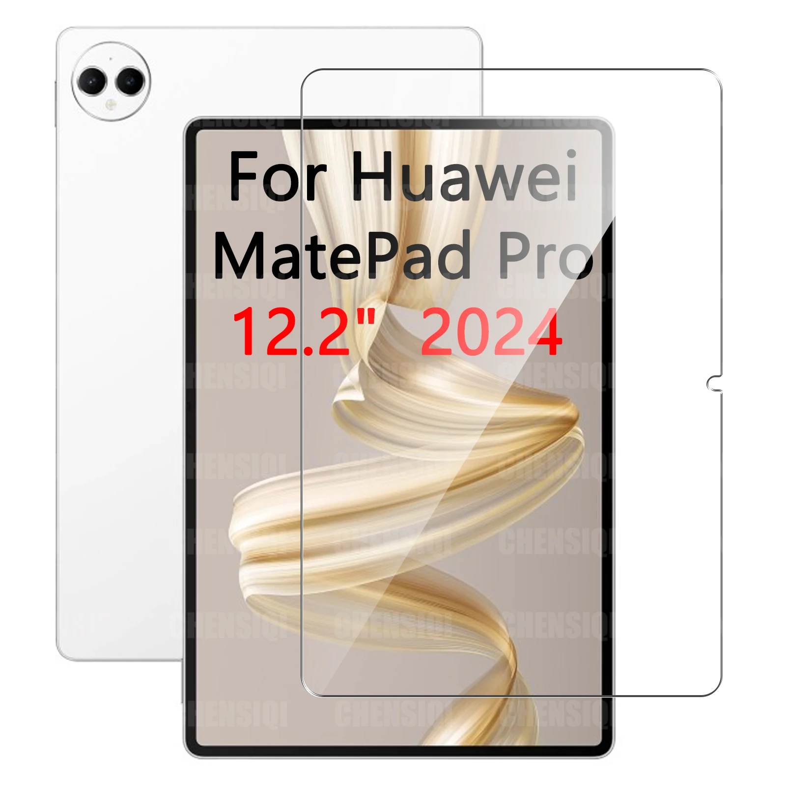 

Для 12,2-дюймового Huawei MatePad Pro 2024, пленка из закаленного стекла, твердость 9H, HD, защита от царапин, защита от падения, защита экрана планшета