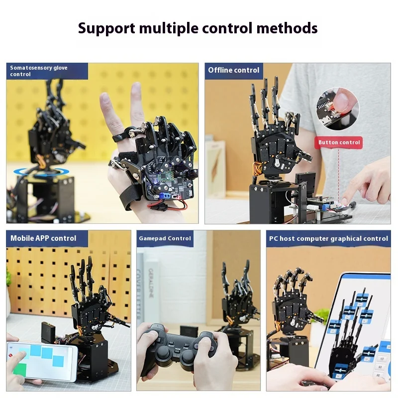 Palma de mano robótica biónica UHand2.0 somatosensorial / robot de código abierto / compatible con Arduino/STM32 programable