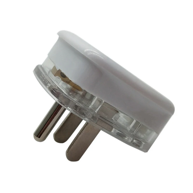 1PCS  America Ground 3 Pole Male US Wiring Plug Type B Power Strip Connector Japan Rewirable Cable Convert Plug 10A 250V