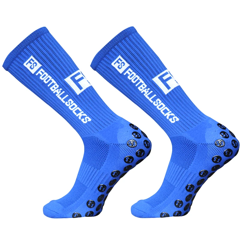 5 pairs 34-39 of multi-color adhesive dots for anti slip sweat absorption and odor prevention Children\'s FS football socks