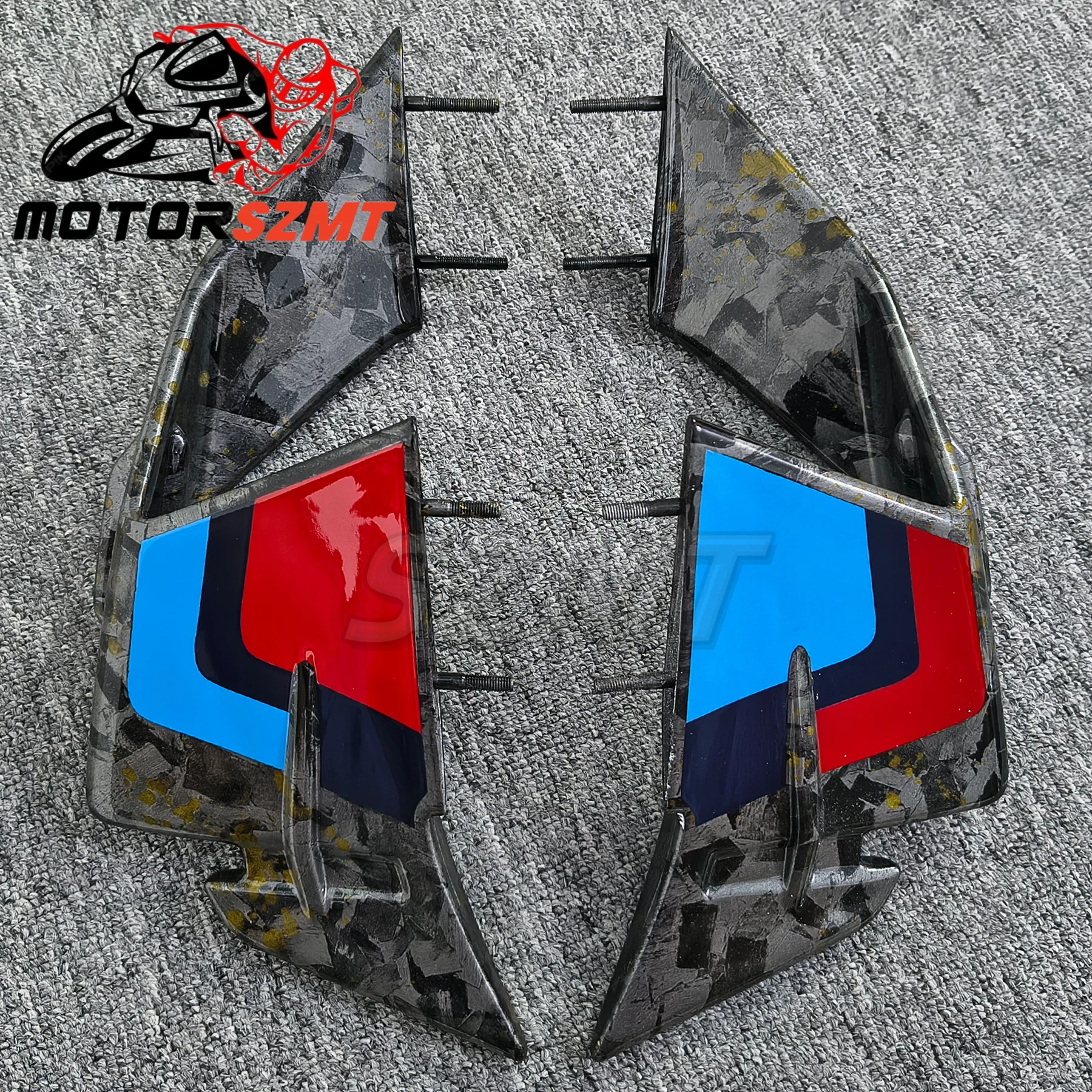 

Motorcycle Winglets Aerodynamic Wind Side Wings Spoiler Fairing For BMW S1000RR 2023 2024