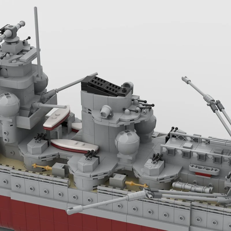 4612 قطعة MOC Gneisenau Boated نموذج اللبنات الهندسة المعمارية هدايا عيد الميلاد لتقوم بها بنفسك فكرة إبداعية اللعب التعليم الطوب عيد ميلاد #3