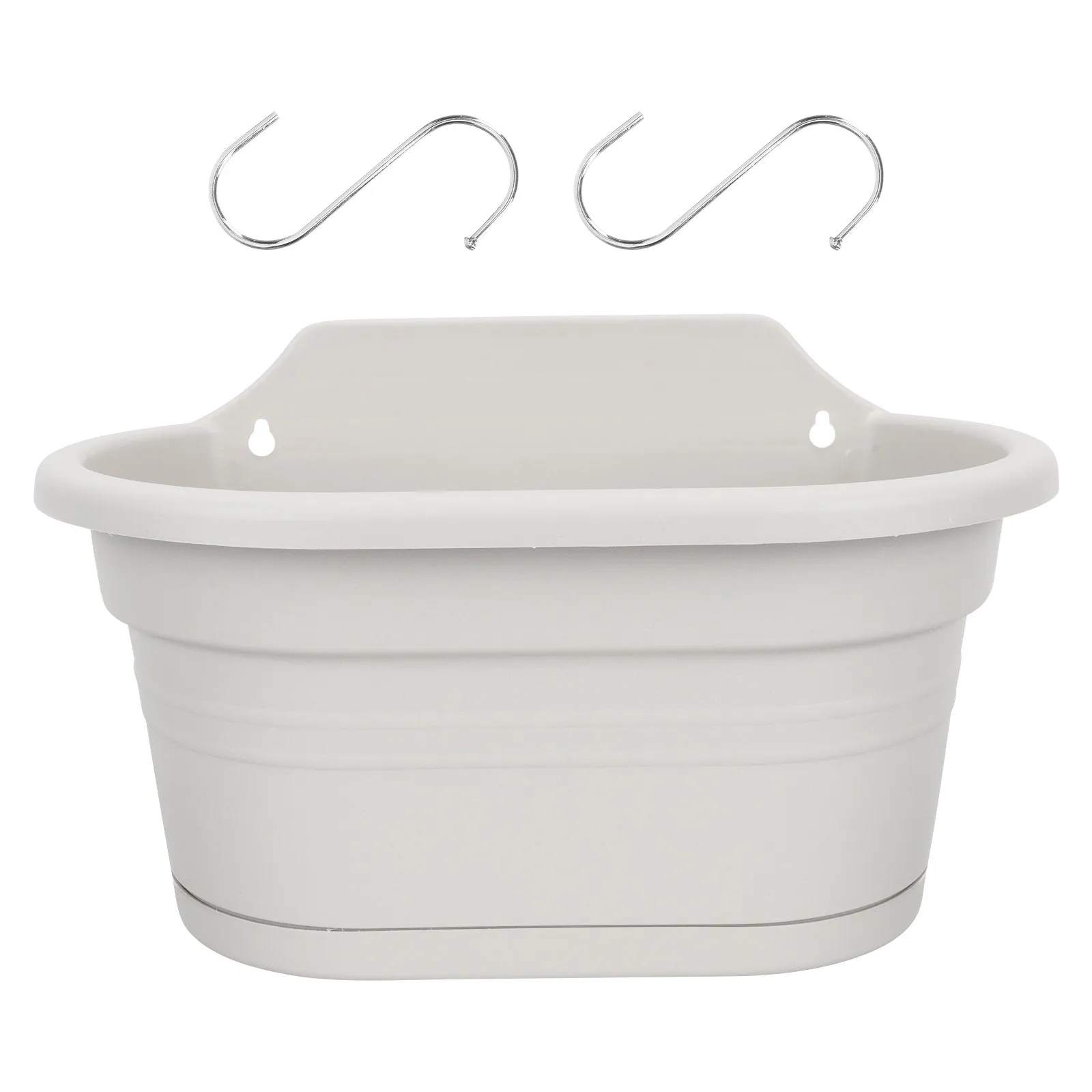 

Набор из 1 настенного подвесного кашпо для хлорофитума и растений-пауков, пластиковый садовый горшок, современный декоративный балконный держатель для растений