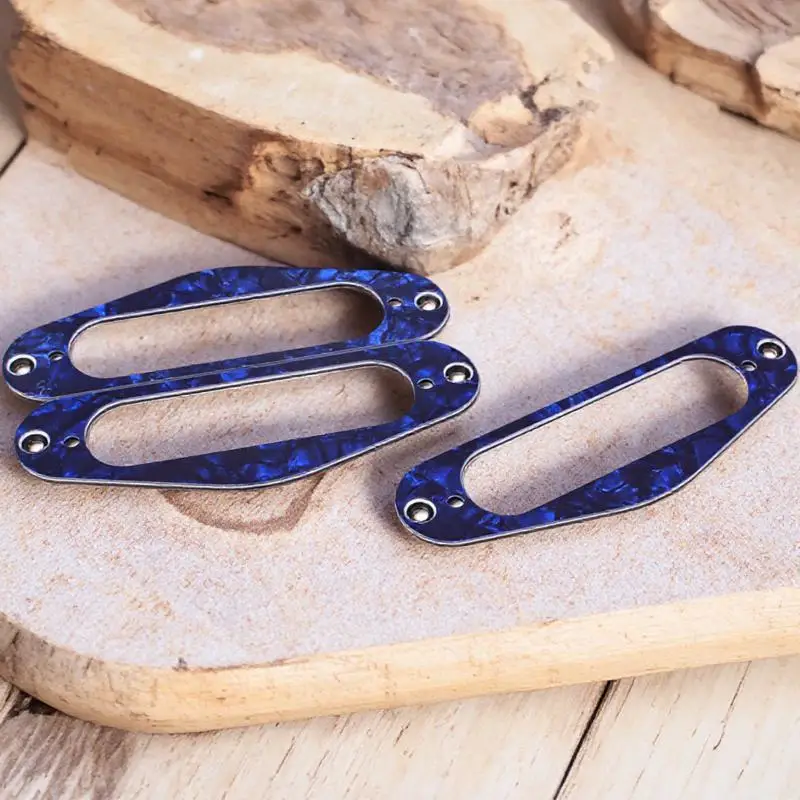 

3pcs Guitar Pickup Frame Single Coil Pickup Ring Mounting Ring For Tl Style Electric Guitars Replacement Accessory Guitarists