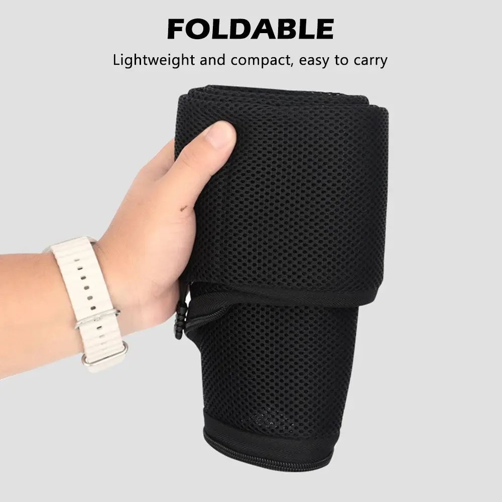 Portable Folding Fishing Rod Bag Black With Shoulder Strap Fishing Rod Case 120/130CM Fishing Pole Reel Bag Travel Storage Bag view 4