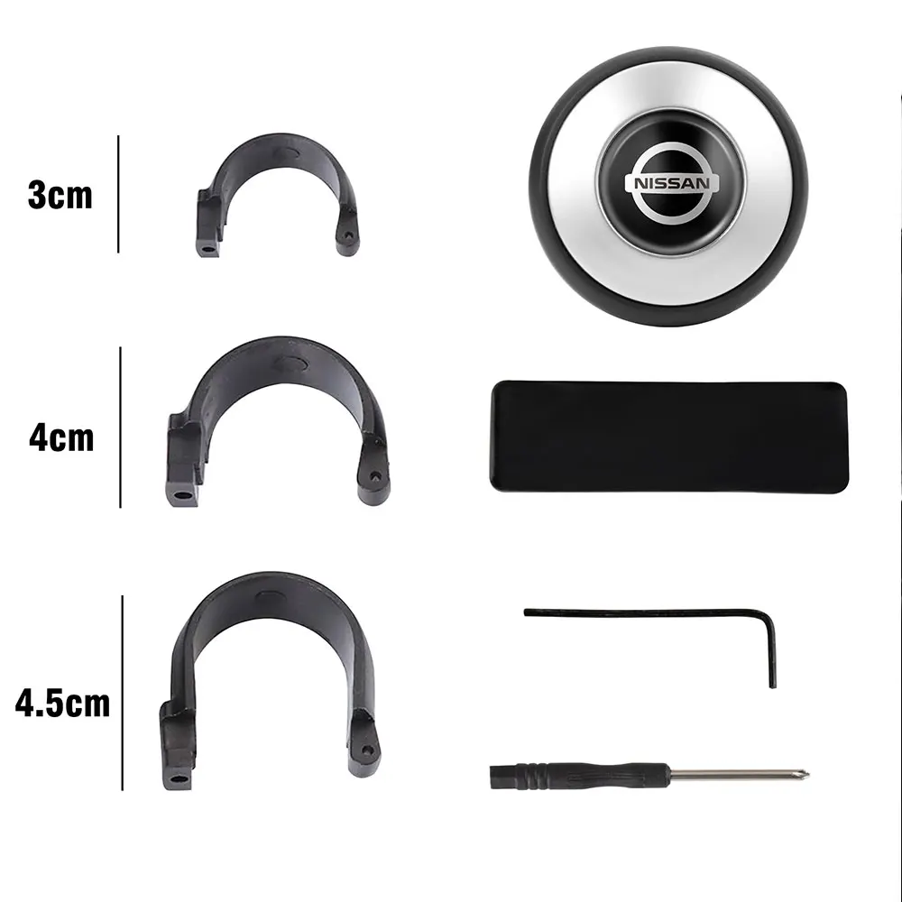 Turning Steering Wheel Booster Spinner Knob 360 Degree Rotation For Nissan Qashqai J11 J10 X-trail T32 Juke Altima Sentra Micra