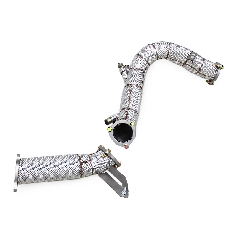 

OBM Stainless Steel Exhaust Downpipe Front Pipes With OPF For Audi A5 2.0T 8W 2021-2023 Free Flow Pipe Direct Downpipe