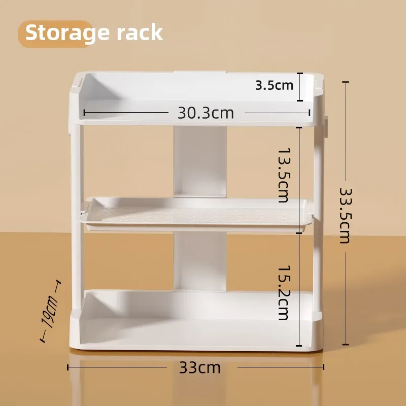 Student Dormitory Supplies Desktop Storage Rack Office Workstation Management File Rack Vertical Desktop Storage Rack
