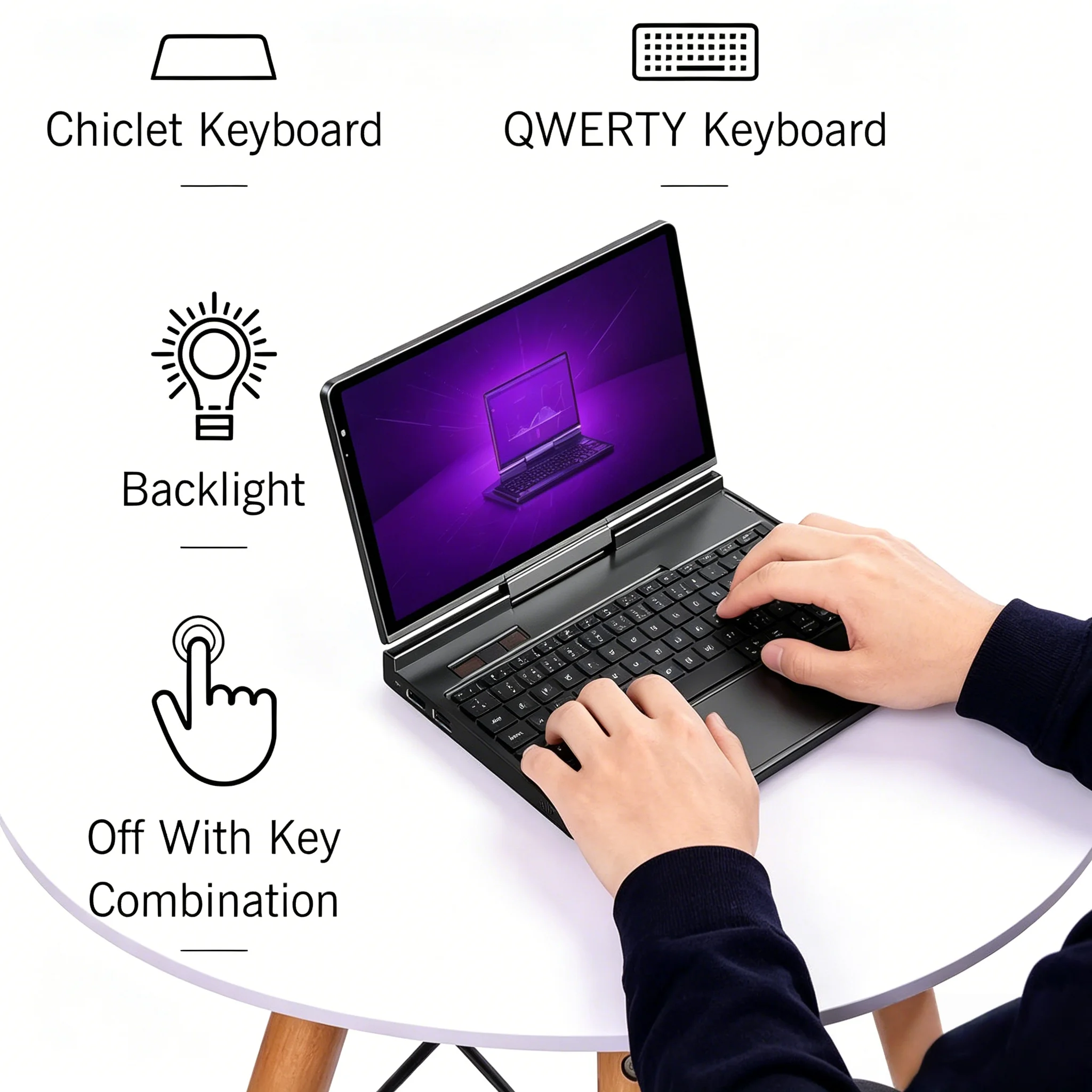 GPD 포켓 4 와일드 2026 8.8인치 휴대용 미니 PC (AMD AI 9 HX 370 프로세서, 64GB 램, 2TB NVMe, 180도 회전) °   2023년형
